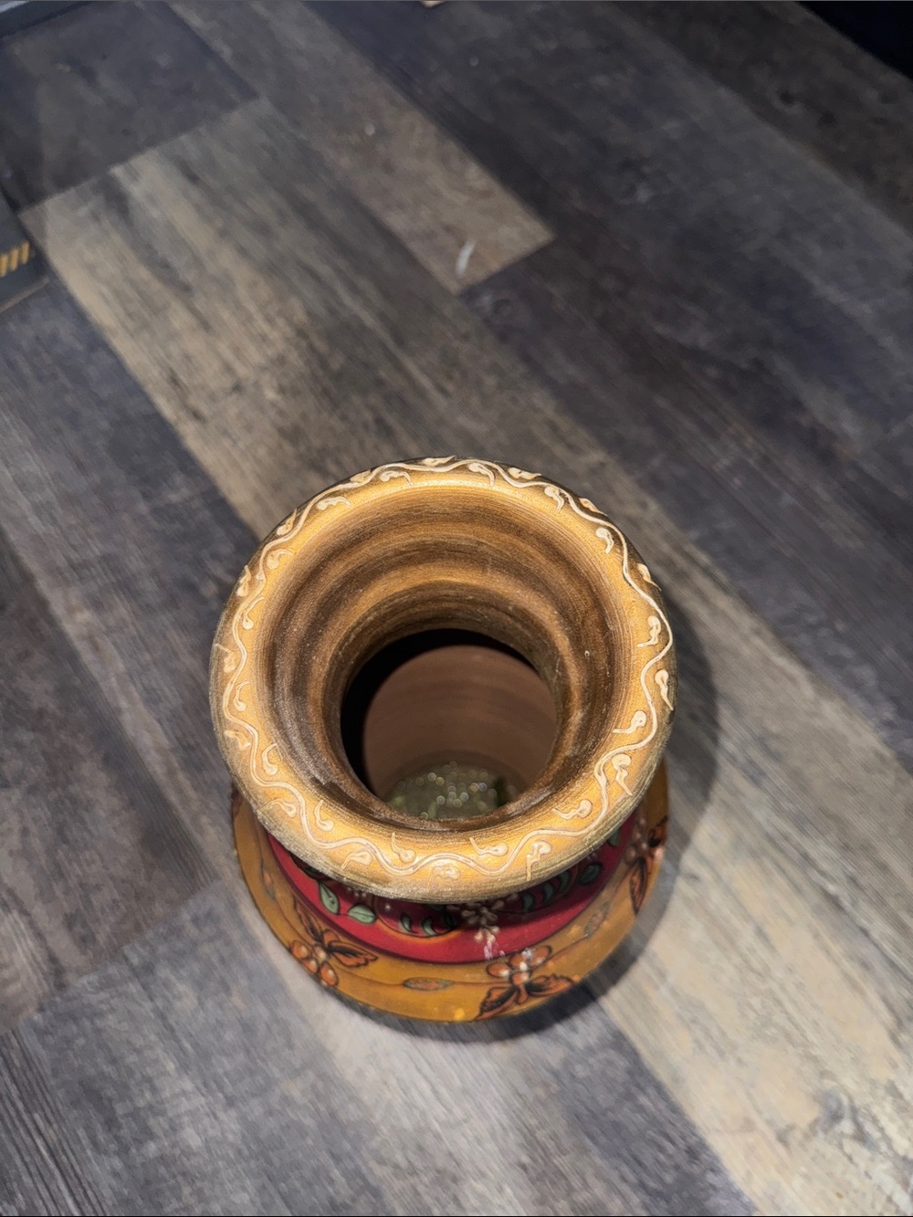 Hand-Painted Multicolor Decorative Vase - Home Accents - Picture 3 of 6